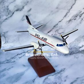 Model of Saab 340A Pel-air Aircraft with detailed craftsmanship.